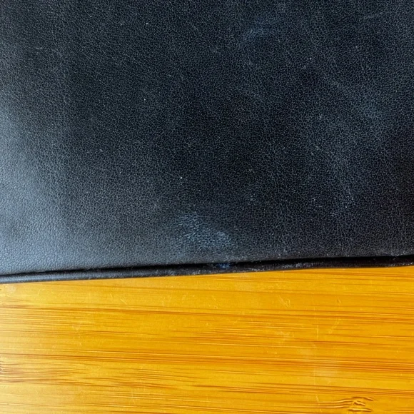 SOLD - Coach Leather Wristlet Clutch | Black - Picture 6 of 6